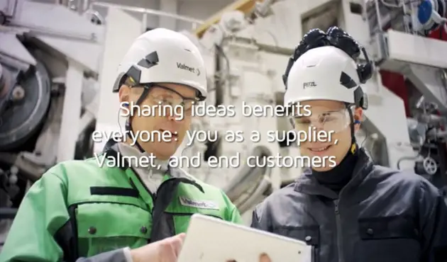 Valmet supplier innovations instruction video